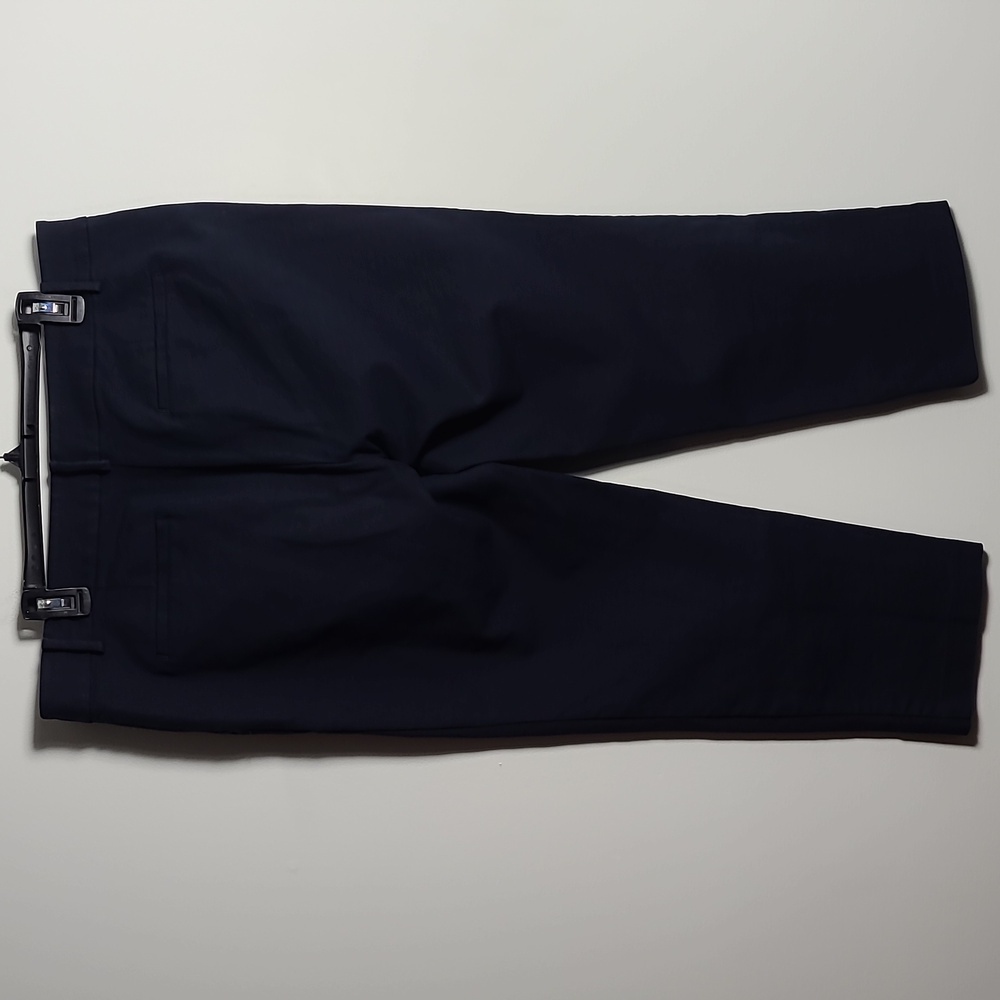 LOFT The Riviera Slim Cropped Pant in Navy Blue Size 14 - Picture 9 of 14